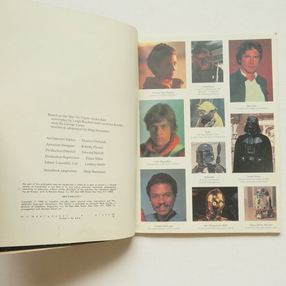 Star Wars The Empire Strikes Back Storybook 1980 SciFi Paperback Novel - Picture 4 of 7
